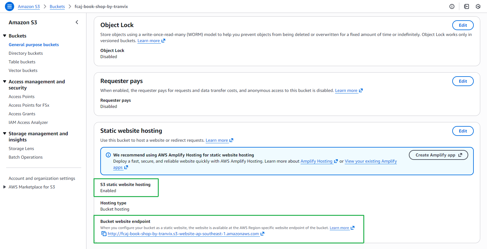 Static Website Hosting