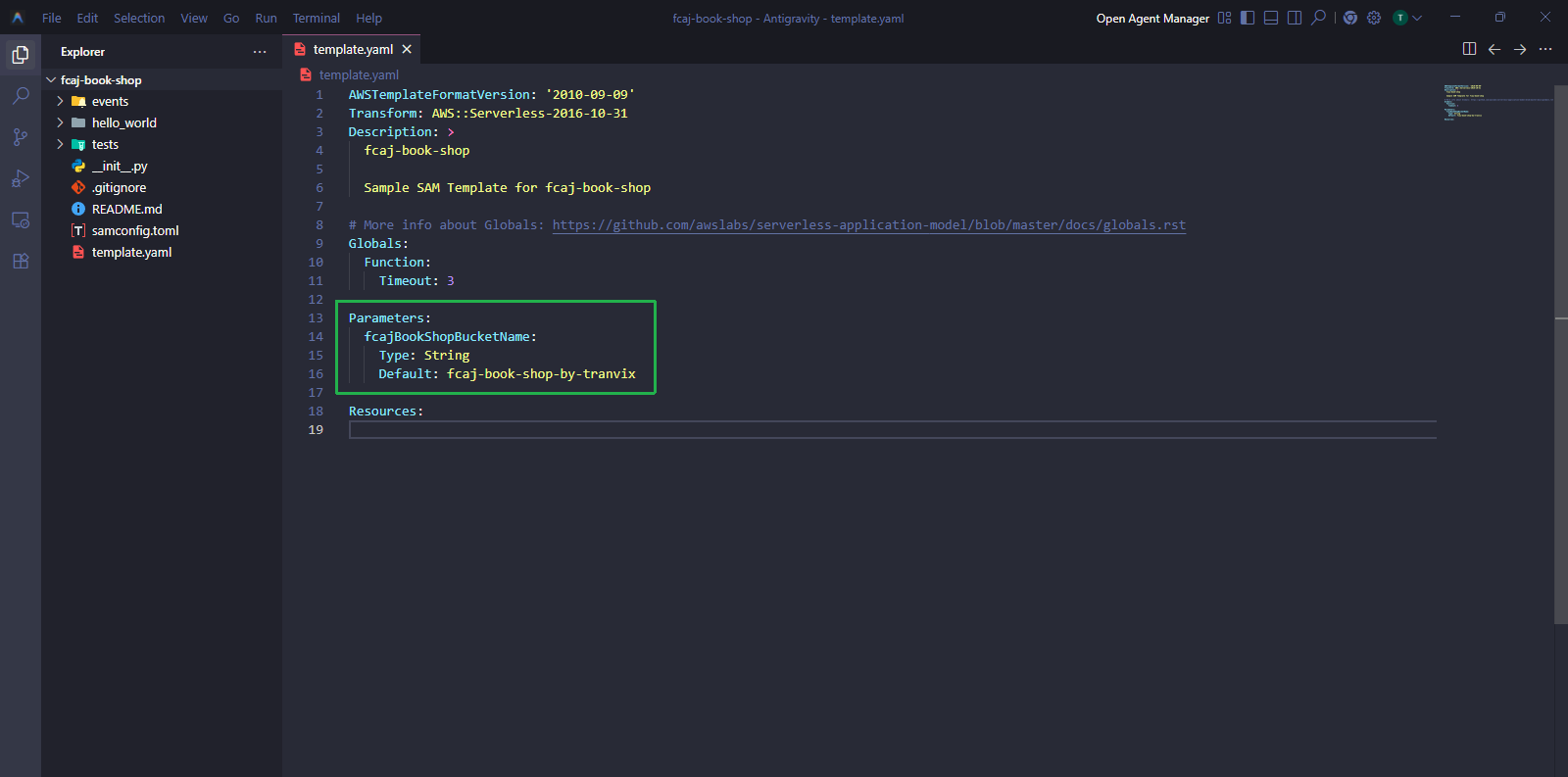Add Parameters