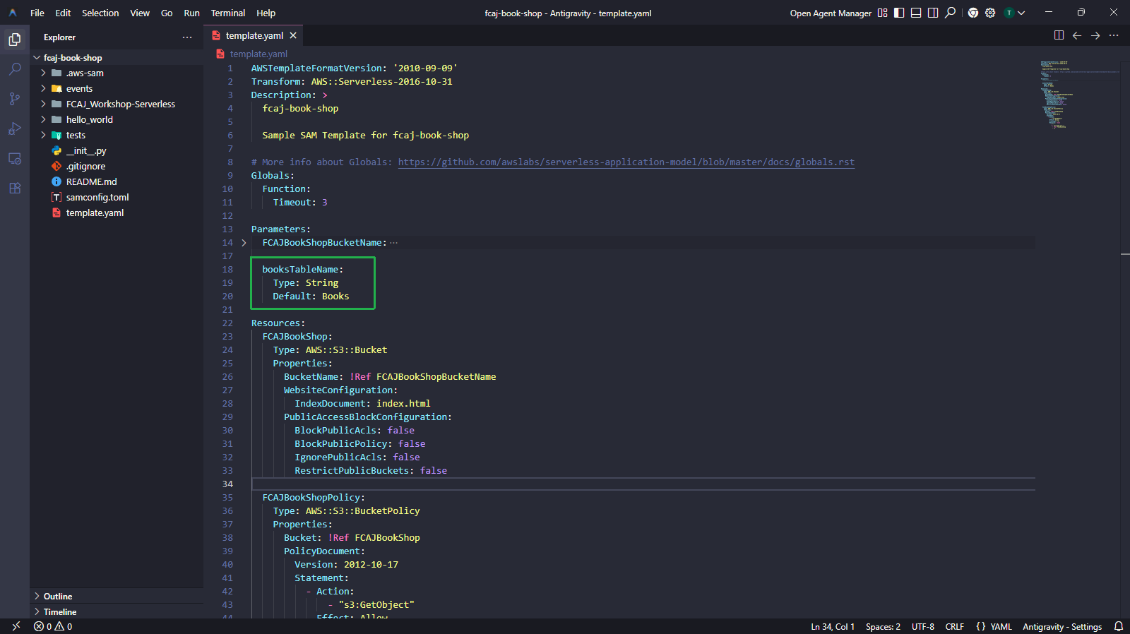 Add booksTableName parameter