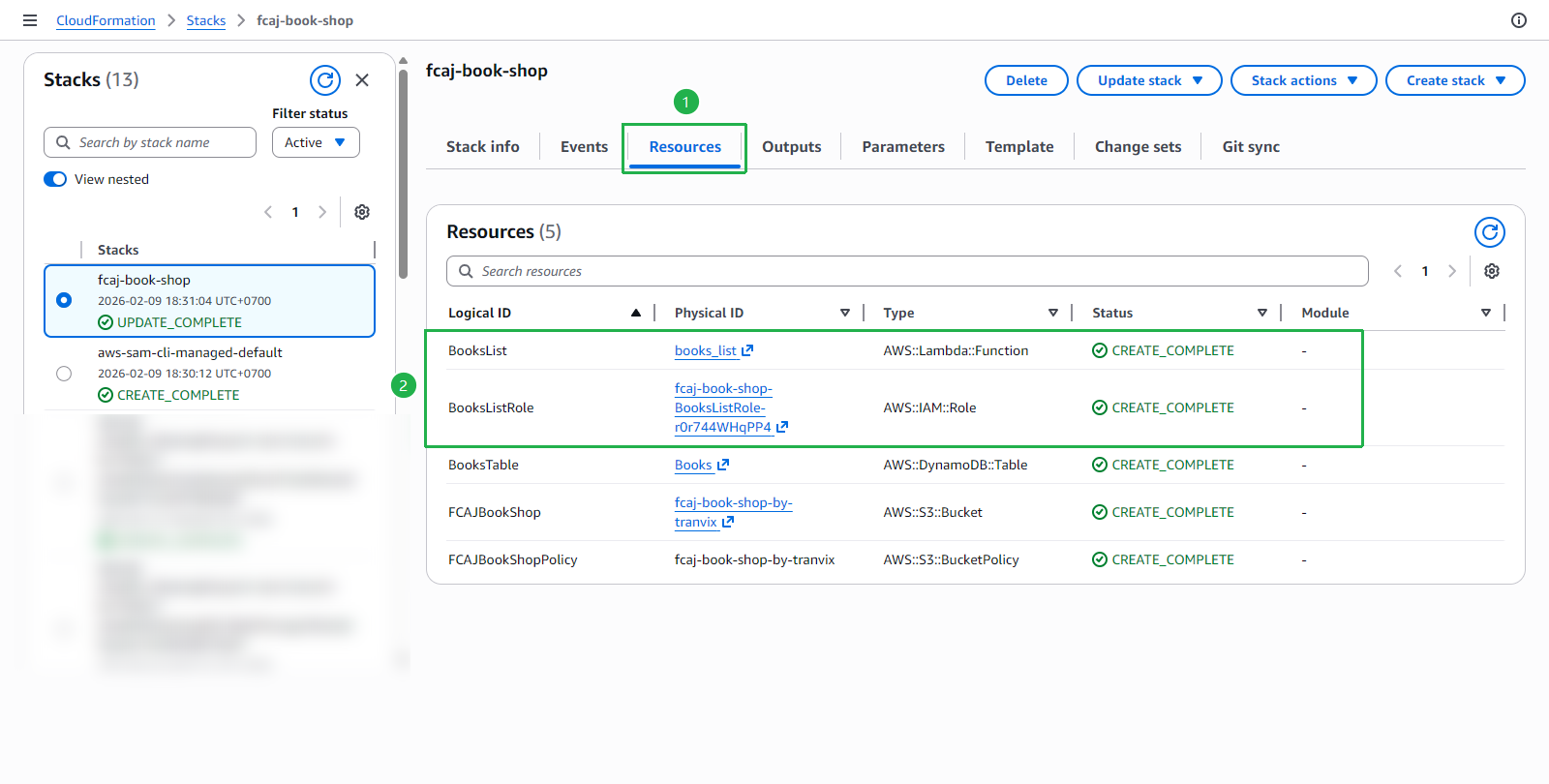 CloudFormation Resources