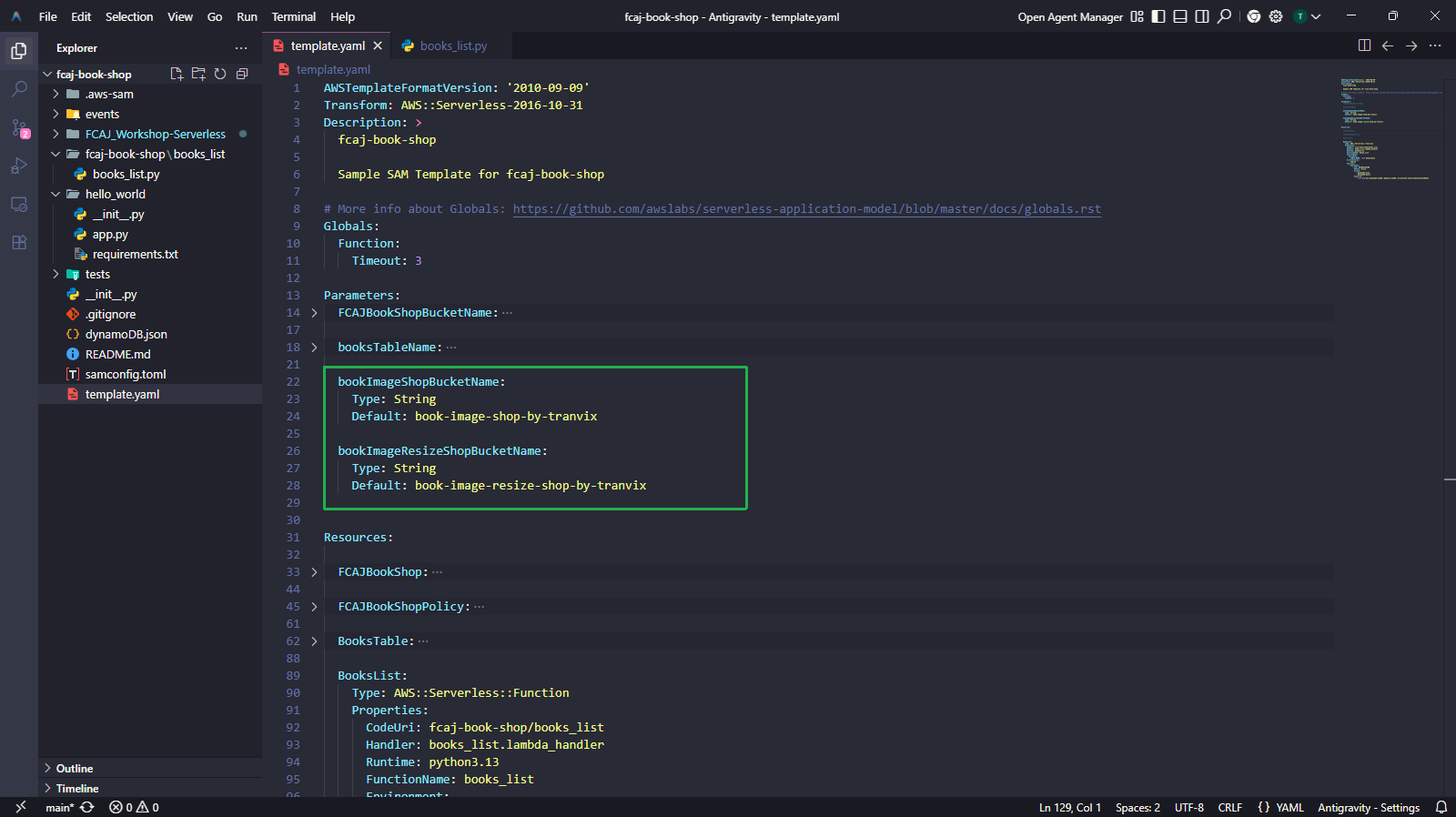 Add Parameters