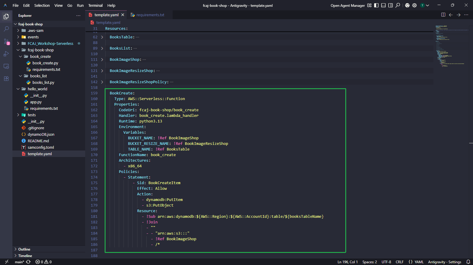 Add BookCreate resource