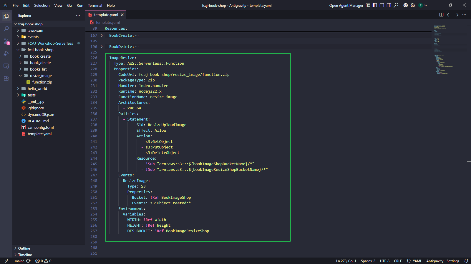 ImageResize function resource